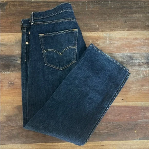 Levi's 501’s Men's Deep Indigo Jeans 36x30 - Picture 2 of 7